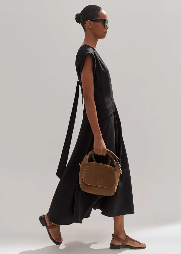Sale ME+EM Tailored Flare Midi Dress Black