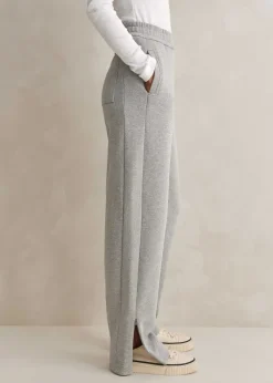 Clearance ME+EM Tapered Sweatshirting Track Pant Grey Marl