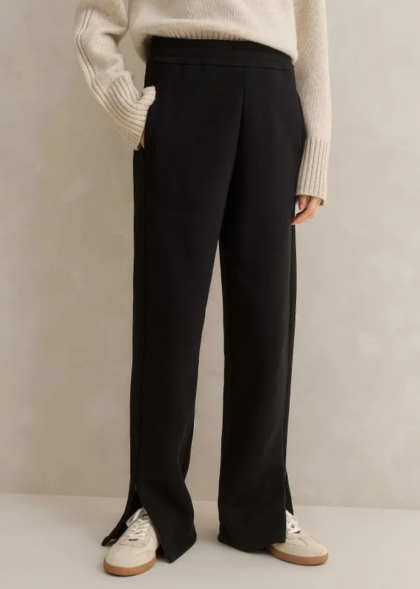 Clearance ME+EM Tapered Sweatshirting Track Pant Black