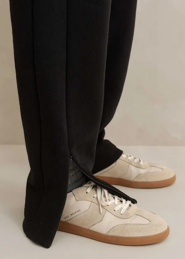 Clearance ME+EM Tapered Sweatshirting Track Pant Black