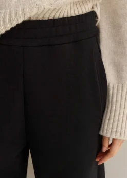 Clearance ME+EM Tapered Sweatshirting Track Pant Black