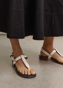 Hot ME+EM T-Bar Sandal Off White