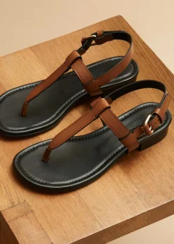 ME+EM T-Bar Sandal Tan