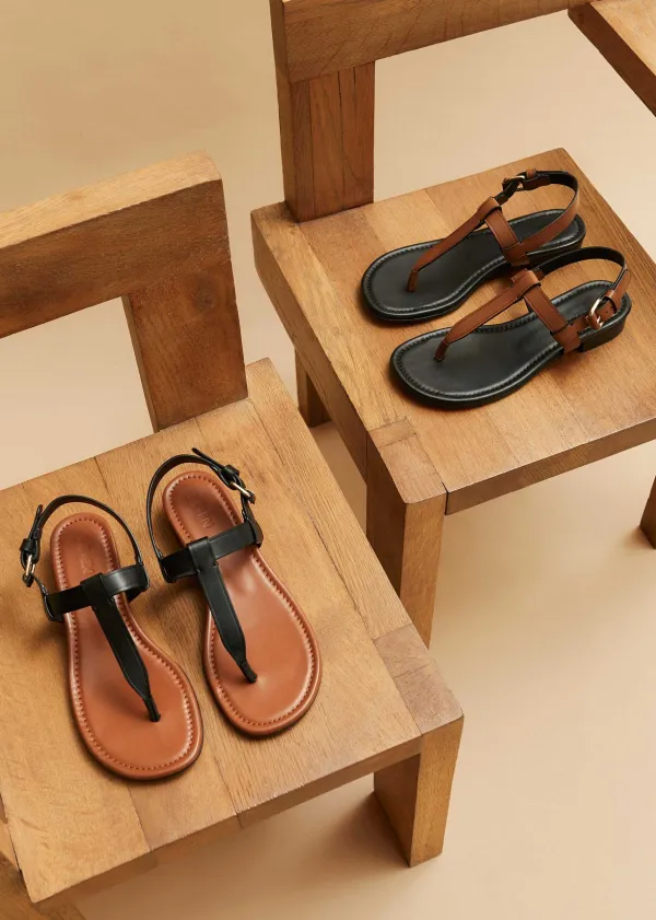 Best ME+EM T-Bar Sandal Black