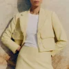 Clearance ME+EM Textured Cotton-Blend Skirt Co-Ord Neutrals