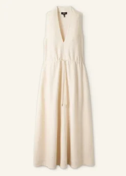 Discount ME+EM Textured Maxi Dress Cream