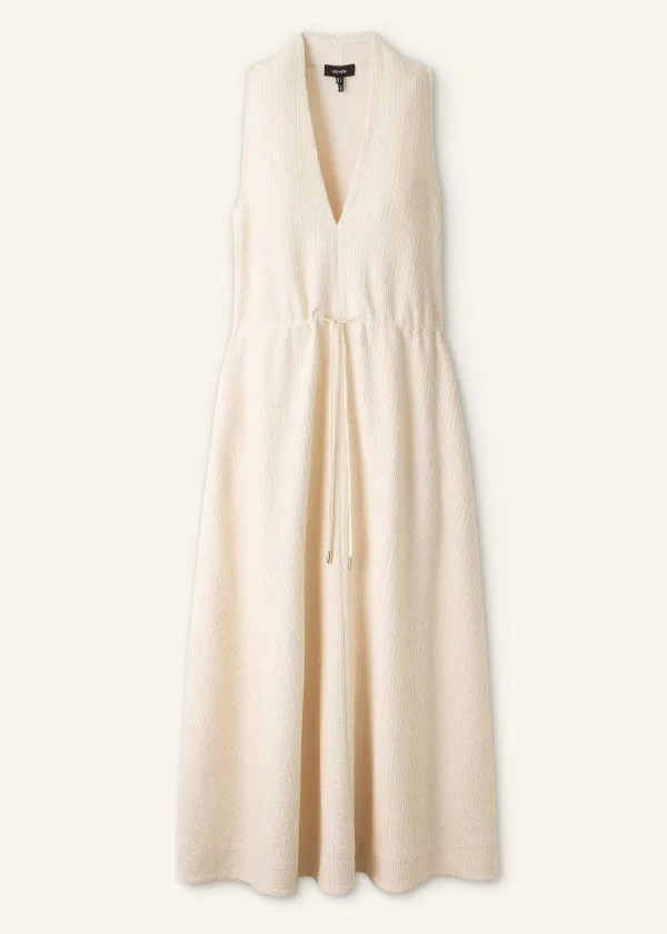 Discount ME+EM Textured Maxi Dress Cream
