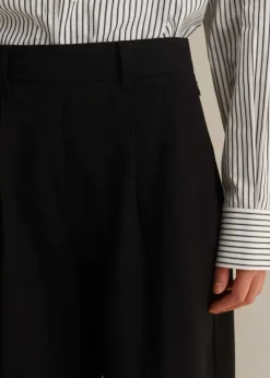 Clearance ME+EM Textured Tailoring Tapered Trouser Black