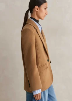 Best ME+EM The Very Useful Wool Forever Blazer Coat Toffee