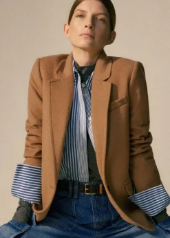 Best ME+EM The Very Useful Wool Forever Blazer Coat Toffee