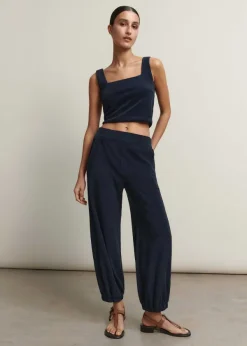 Best ME+EM Towelling Jogger + Bralette Co-Ord Blue