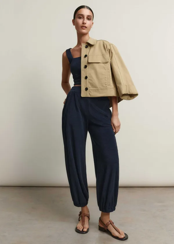 Best ME+EM Towelling Jogger + Bralette Co-Ord Blue