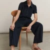 Online ME+EM Towelling Polo Top + Trouser Co-Ord Blue