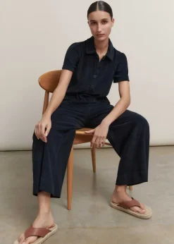 Online ME+EM Towelling Polo Top + Trouser Co-Ord Blue