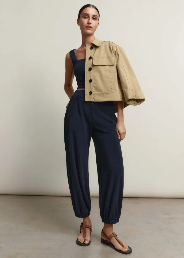 Best ME+EM Towelling Relaxed Jogger Navy