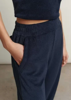 Best ME+EM Towelling Relaxed Jogger Navy