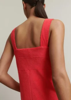 Outlet ME+EM Towelling Sleeveless Midi Dress