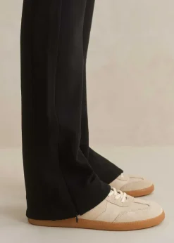 New ME+EM Travel Tailoring Adjustable Slim Flare Trouser Black