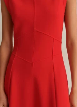 Outlet ME+EM Travel Tailoring Boat Neck Midi Dress