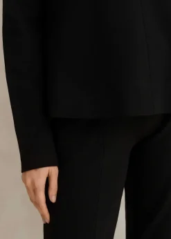 Clearance ME+EM Travel Tailoring Crop Trouser Co-Ord Black