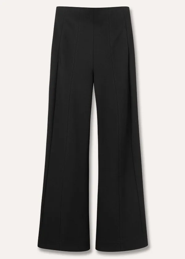 Discount ME+EM Travel Tailoring Kick Flare Trouser Black