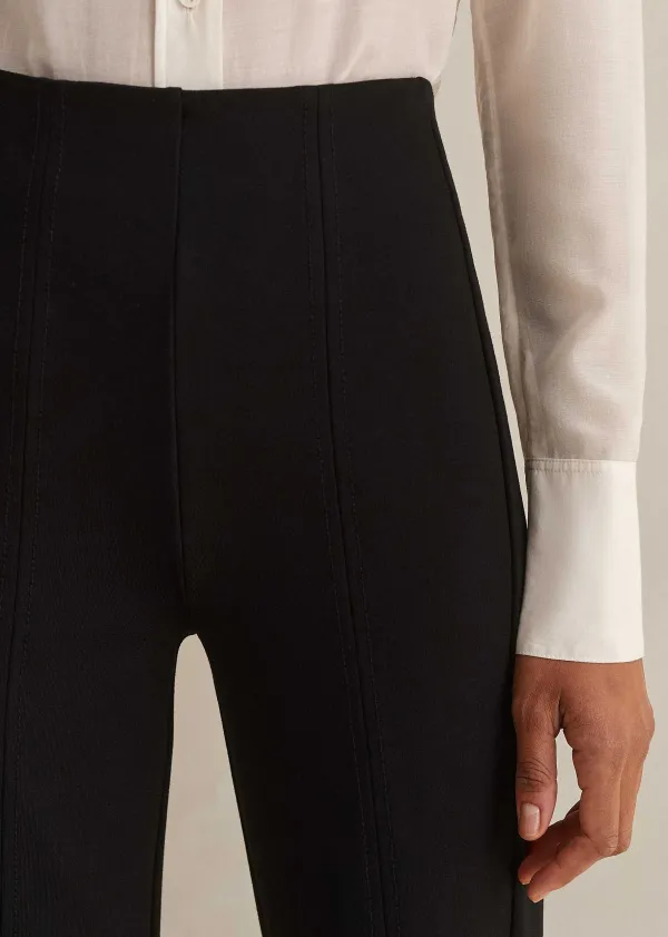 Discount ME+EM Travel Tailoring Kick Flare Trouser Black