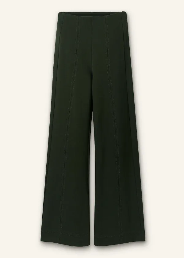 Hot ME+EM Travel Tailoring Kick Flare Trouser Khaki