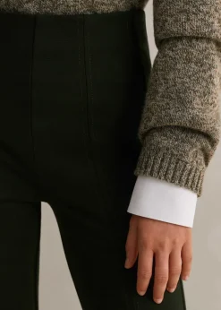 Hot ME+EM Travel Tailoring Kick Flare Trouser Khaki