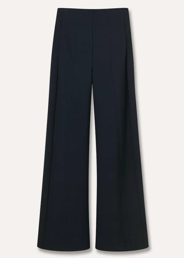 Hot ME+EM Travel Tailoring Kick Flare Trouser Navy