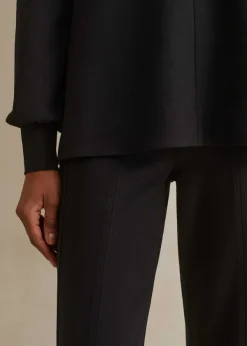Outlet ME+EM Travel Tailoring Kick-Flare Trouser Co-Ord Black