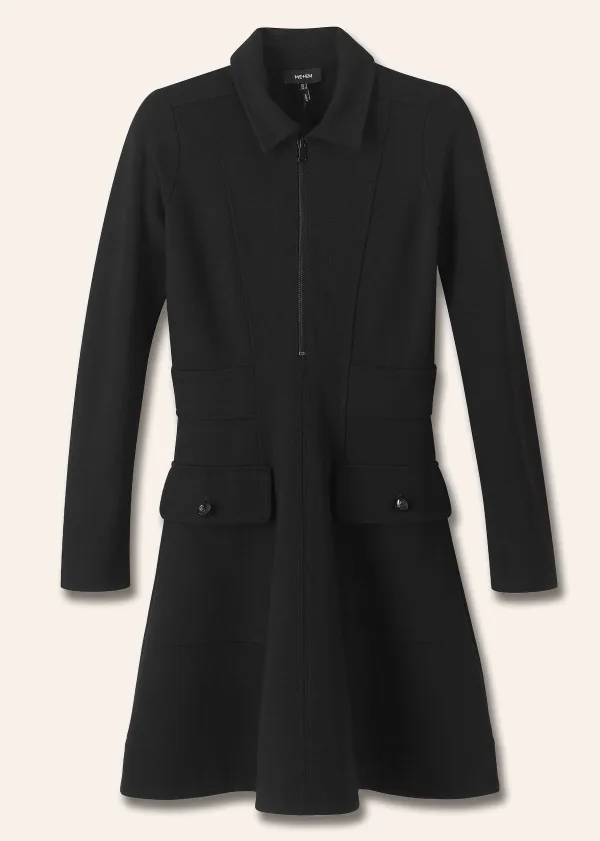 Clearance ME+EM Travel Tailoring Military Mini Dress Black