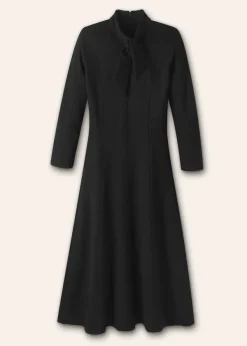 Sale ME+EM Travel Tailoring Necktie Maxi Dress Black