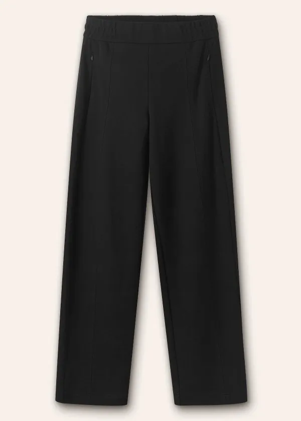 Online ME+EM Travel Tailoring Slim Barrel Trouser Black