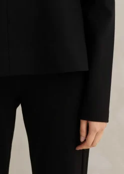 Outlet ME+EM Travel Tailoring Slim Flare Trouser Co-Ord Black