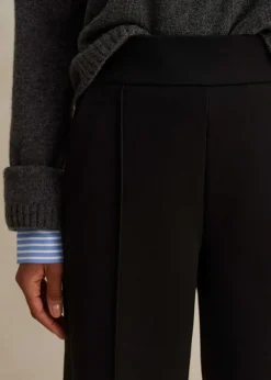 ME+EM Travel Tailoring Turn-Up Straight Leg Trouser Black