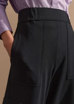 Outlet ME+EM Travel Tailoring Wide-Leg Cargo Trouser Navy