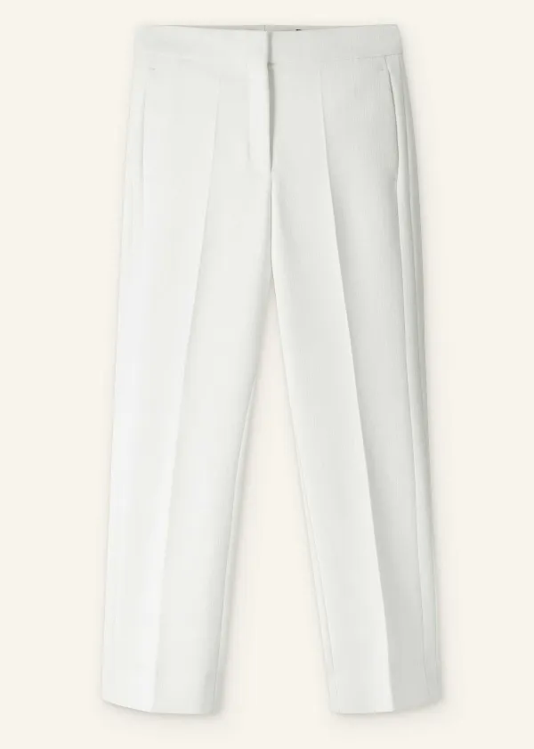 Discount ME+EM Tux Slim Crop Trouser Fresh White