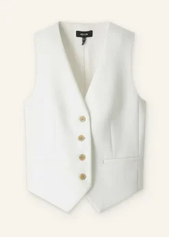 Hot ME+EM Tux Waistcoat Fresh White
