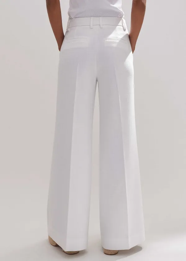 Outlet ME+EM Tux Wide-Leg Trouser Fresh White