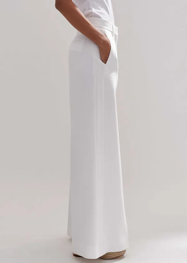 Outlet ME+EM Tux Wide-Leg Trouser Fresh White