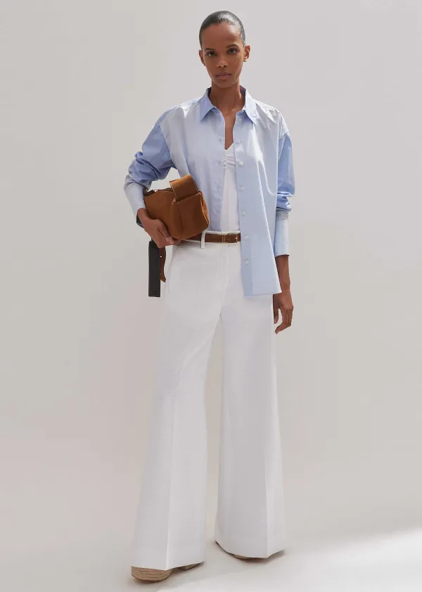 Outlet ME+EM Tux Wide-Leg Trouser Fresh White