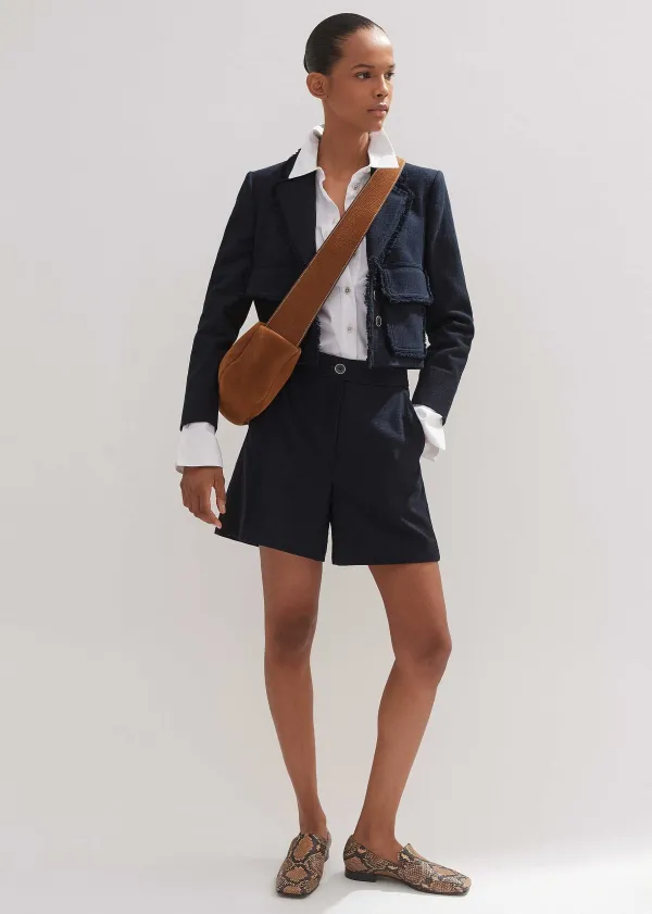 Online ME+EM Tweed Short Navy