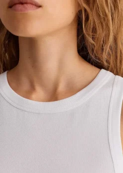 New ME+EM Ultimate Crew Neck Vest Bright White