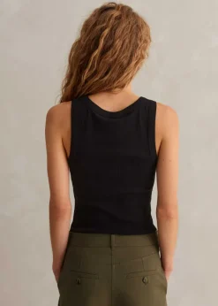New ME+EM Ultimate Crew Neck Vest Black