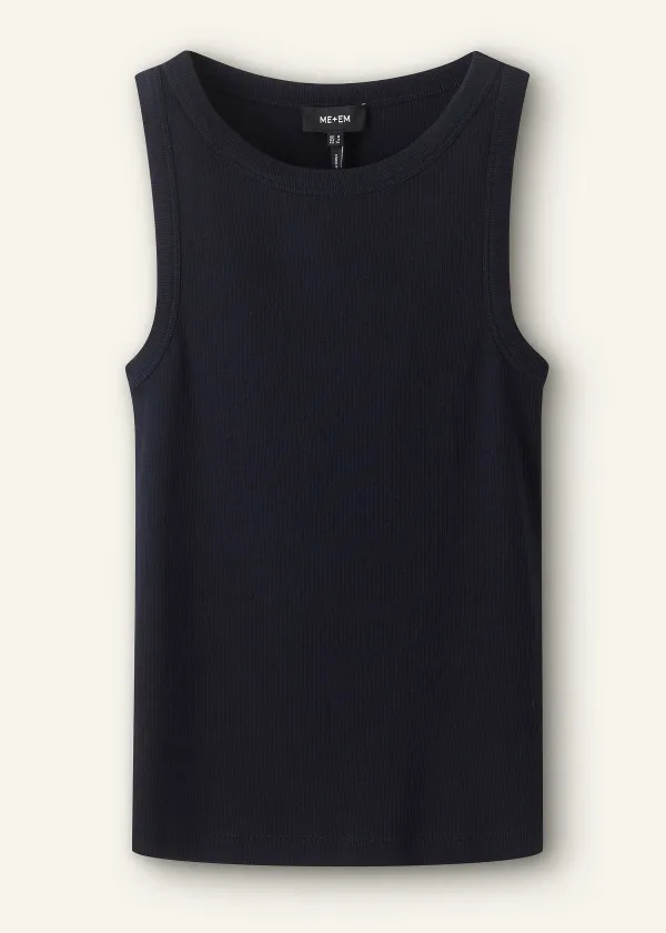 New ME+EM Ultimate Crew Neck Vest Navy