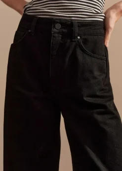 Clearance ME+EM Wide-Leg Ankle-Length Jean Black