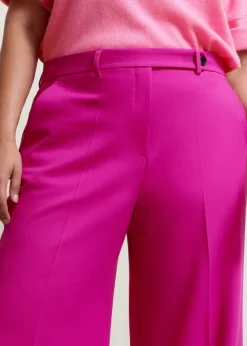 Sale ME+EM Wide-Leg Flare Trouser Electric Pink
