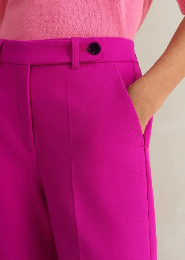 Sale ME+EM Wide-Leg Flare Trouser Electric Pink
