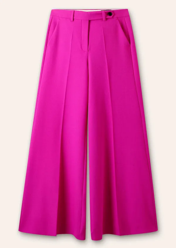 Sale ME+EM Wide-Leg Flare Trouser Electric Pink