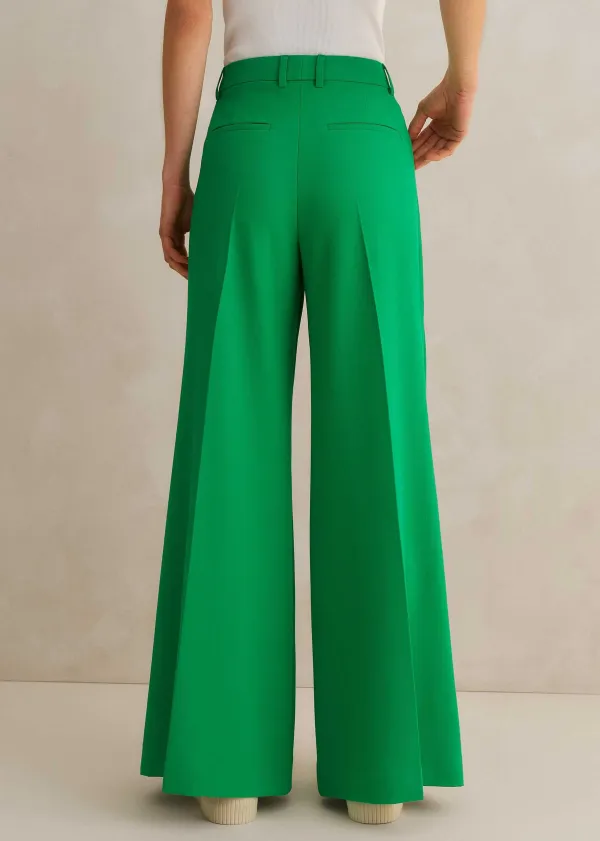 New ME+EM Wide-Leg Trouser Spring Green